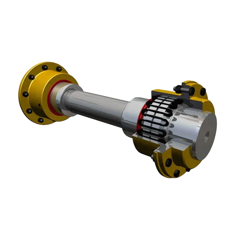 T50 Schlangenfederkupplung mit Verbindungswelle
