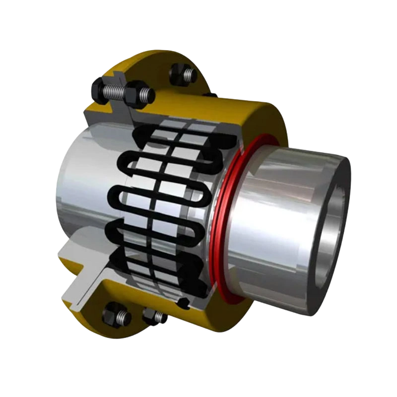 T70 Schlangenfederkupplung mit Verbindungswelle